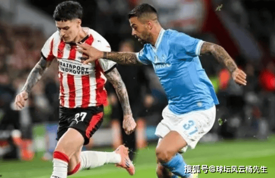 欧冠又爆冷！丹尼斯-曼梅开二度，埃因霍温6-2大胜十人那不勒斯，